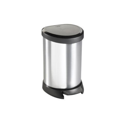 Curver 5L Metallic Kitchen Bin