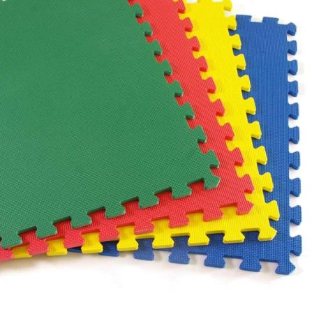 Red / Yellow / Green / Blue 100x100cmx2cm 4pcs Foam Puzzle Mat