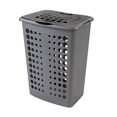 Curver Victor 60L Dark Grey Laundry Bin