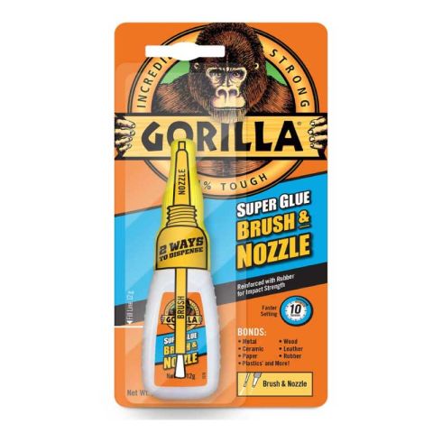 Gorilla 12g Brush & Nozzle Super Glue