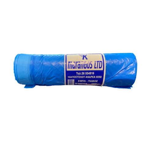 Marangos Roll Blue 56L Plastic Refuse Bags