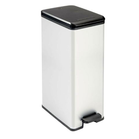 Curver 40L Stainless Steel Kitchen Bin