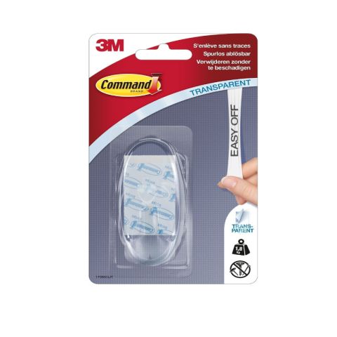 Command 3M 1pc Stick Plastic Indoor Storage Wall Hook