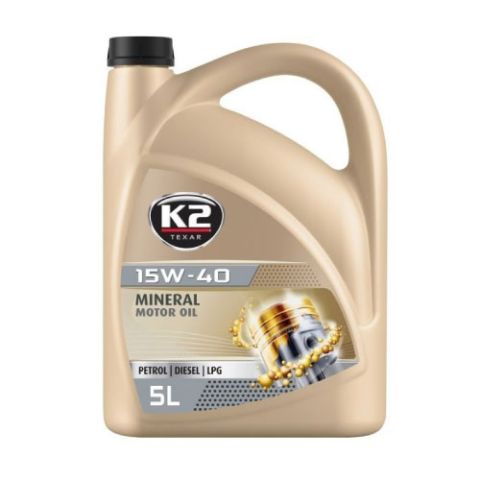 K2 Texar 15W-40XL 5L Mineral Motor Oil