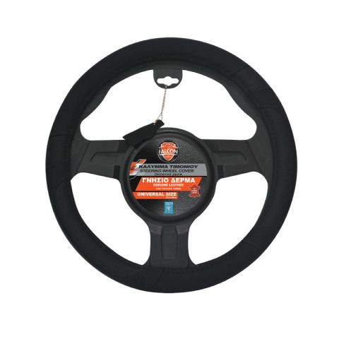 Falcon Leather 37-39cm Black Pro Steering Wheel Glove