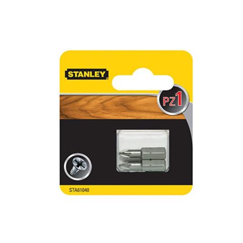 Stanley STA61040 25mm 2Pcs Pz1 Screwdriver Bits