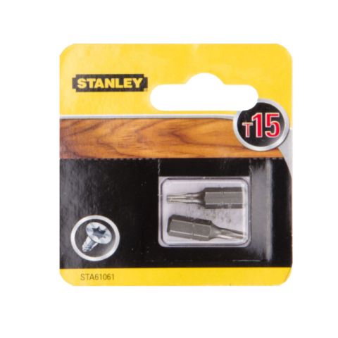 Stanley STA61061 25mm 2Pcs T10 Screwdriver Bits