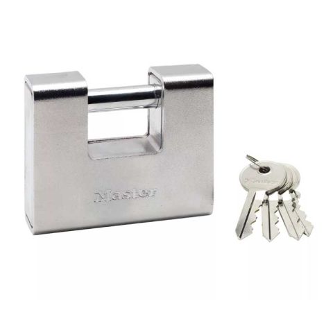 Masterlock Mas.Brass 690D Rectangular Padlock 90mm