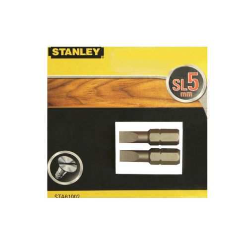 Stanley STA61002 25mm 2Pcs SL5 Screwdriver Bits