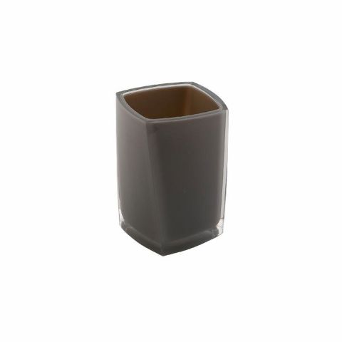 Graz Grey Plastic Toothbrush Holder