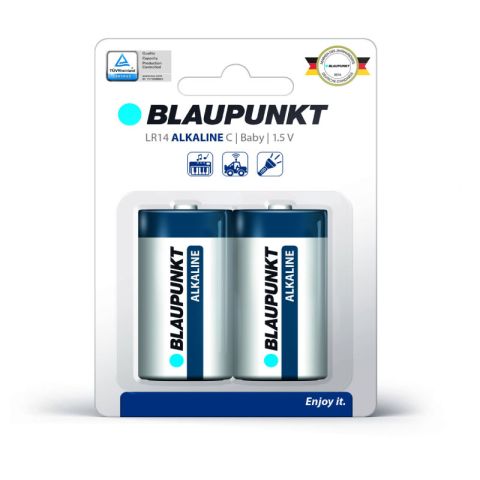 Blaupunkt Alkaline C Baby Batteries Pack of 2