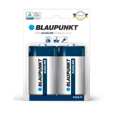 Blaupunkt Alkaline D Batteries Pack of 2