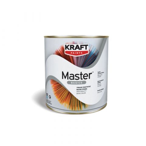 Kraft Master Basics Plastic Colour Paint Yellow 0.75L