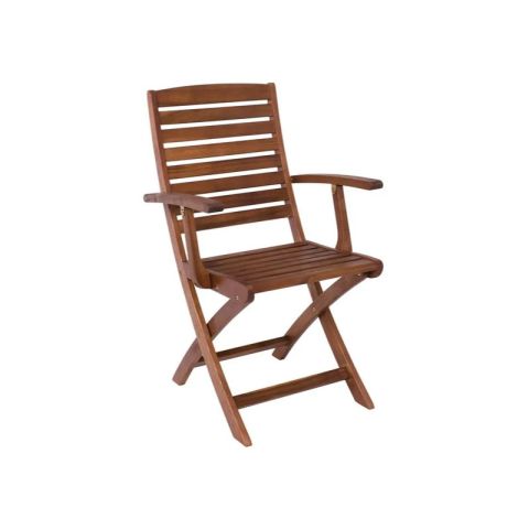 Spot Acacia Walnut Garden Armchair