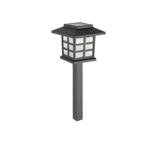 VS Black 8.5x8.5x38cm Solar Outdoor Lighting