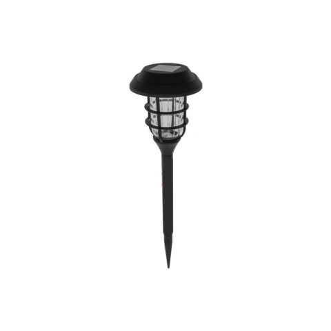 VS Black 12x12x34cm Solar Outdoor Lighting