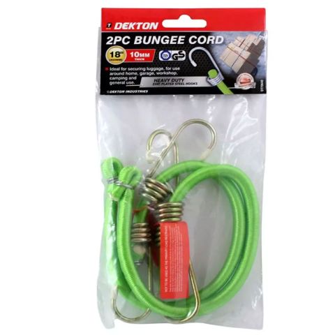 Dekton AVR-DT70640 2pcs Heavy Duty Bungee Cord 45cm