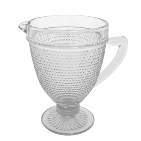 Dot Transparent Round Glass Jug 1.3Ltr