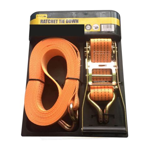 Bormann BRB1000 50mmx7m Ratchet Tie Down Straps / Bands