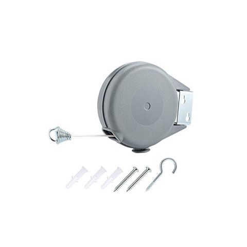 Home 12m Grey Retractable Clothes Line