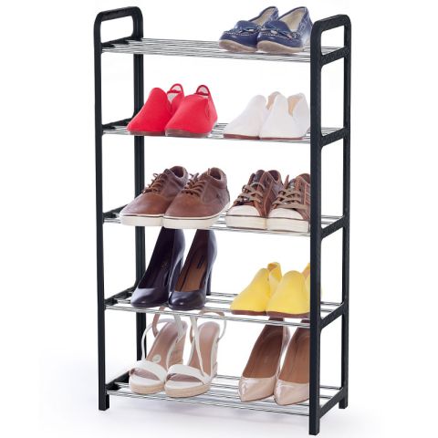 Tat ArtMoon Shoe Storage (Rack) Black Silver 50x79x23cm