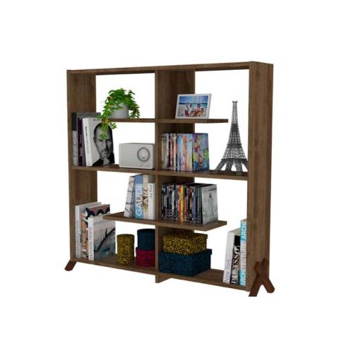 Bookcase Kipp HM2244.03 Walnut 113x28x115cm