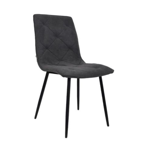 Fyl 618-00-042 Fiber Grey Metal Black Indoor Dining Chair