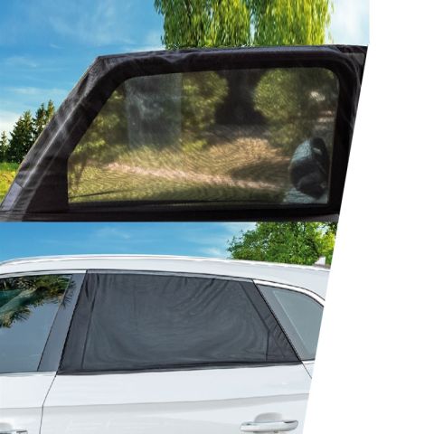 Falcon Large 2pcs 94x51cm Mesh Car Window Sun Shade