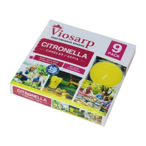 VS Tealight 9pcs Mosquito Citronella Candles