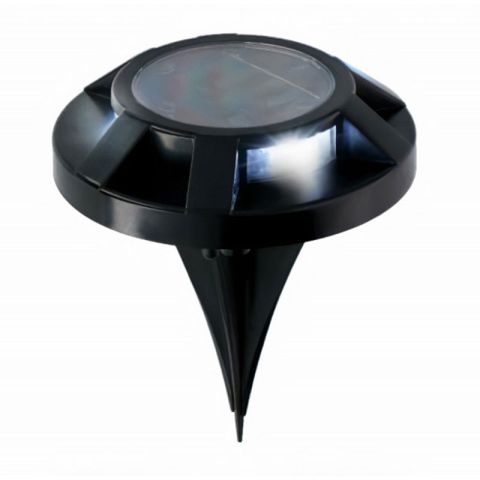 Grunding LED Black 12x14cm Solar Outdoor Lighting