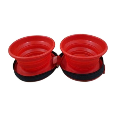 Pet Bowl 2pcs Foldable 15.6x7.5cm