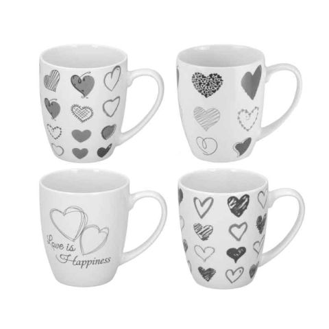 Mg 4pcs Set Mugs 366ml