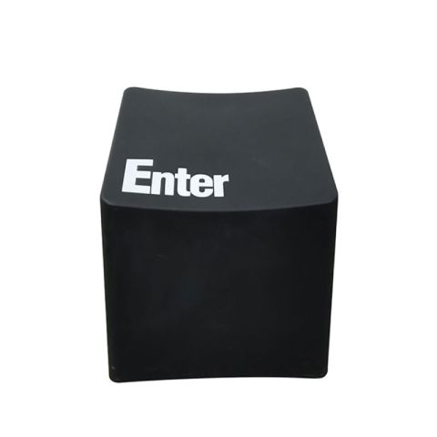 Escape 40x40x40cm Black Indoor Stool