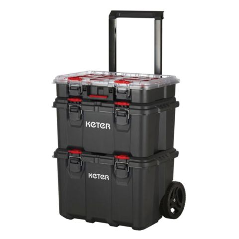 Keter Pack N Stack System Wheeled Tool Case