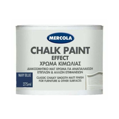 Mercola Matt Furniture Navy Blue Chalk Paint 375ML