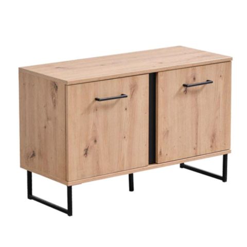 Sardinia Artisan Oak / Black 90x39.5x75cm Buffet