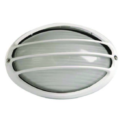 Eurolamp E27 42W Aluminum White Outdoor Wall Light