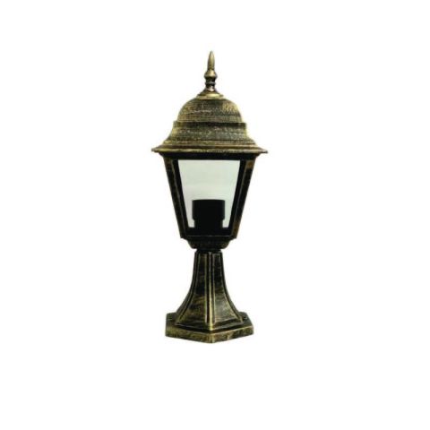 Eurolamp E27 Bronze Square Outdoor Post Light