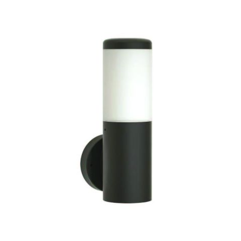 Eurolamp E27 40W Plastic Black Outdoor Wall Light