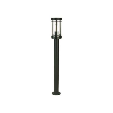 Eurolamp E27 Black Metallic Column Outdoor Post Light