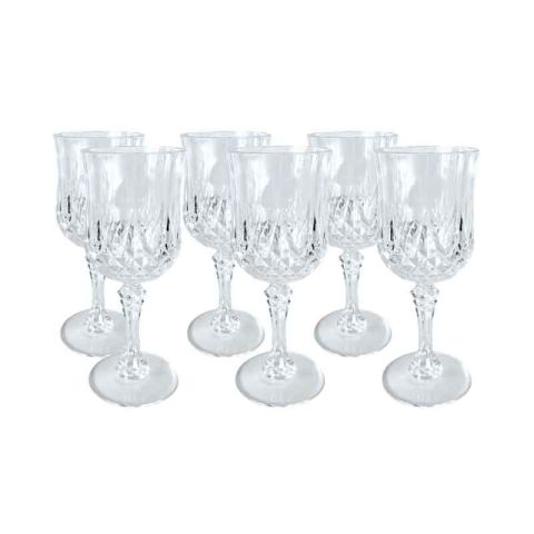 Alpina Wine Glasses Set 6Pcs 20cl (Plastic)