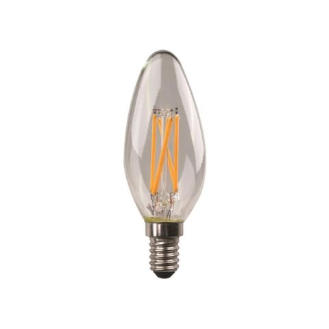 Eurolamp 4.5W 4000K (Cool White) Clear C37 E14 LED Bulb