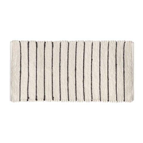 JJA 50x120cm Ecru Microfiber Toilet Mat