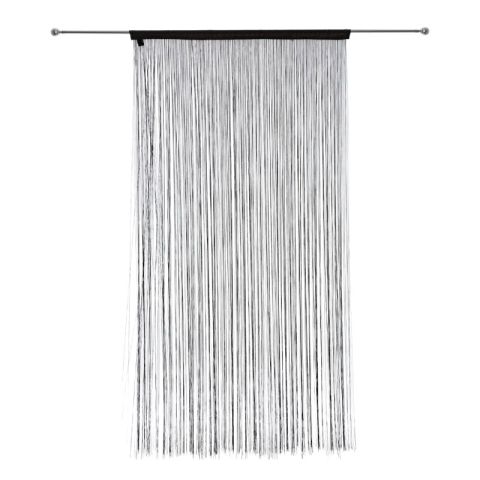 Atmosphera Wire Μαύρη 120x240cm Κουρτίνα 