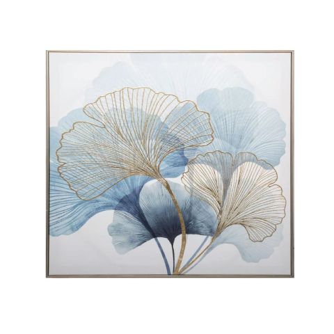 JJA Printed Framed Ginkgo 58x58cm Painting