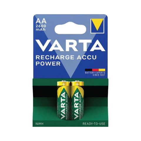 Varta VA-05716101402 Accu Power 2 AA 2600 mAh Rechargeable Batteries