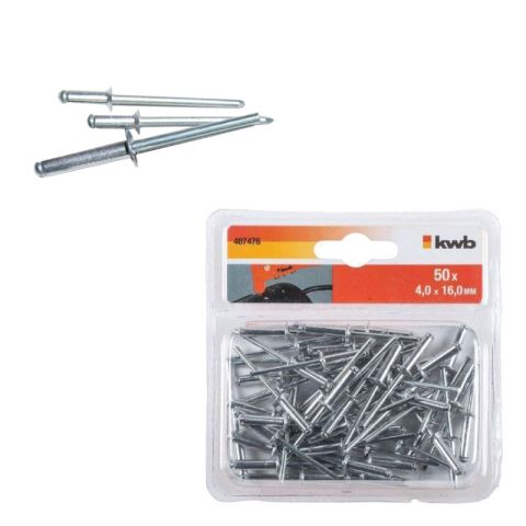 KWB Blind Rivets 4.8 X 16mm 50 Pack