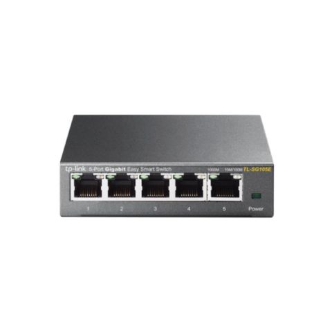 TP Link SG105E 5Port 10/100/1000Mbps Smart Switch