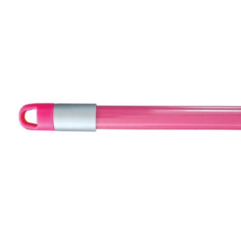 May Metal Broom Handle 140cm (Pink)