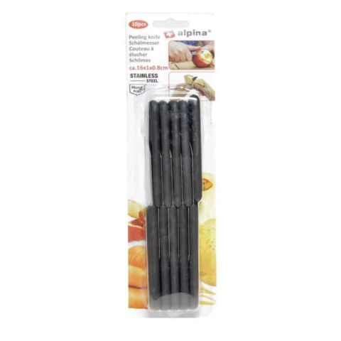 Alpina Plastic Grip 10pcs Set Knives